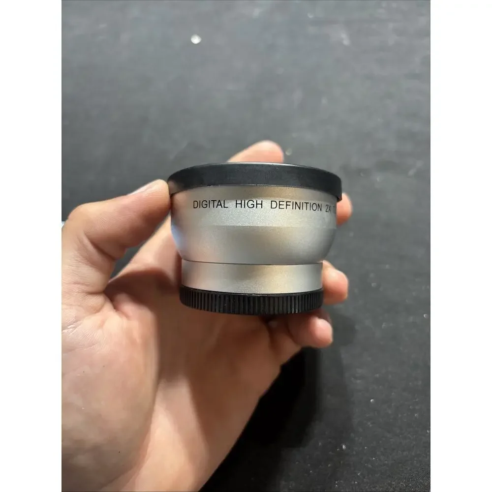 Digital Concepts High Definition 2X Telephoto Lens Attachment Converter Silver